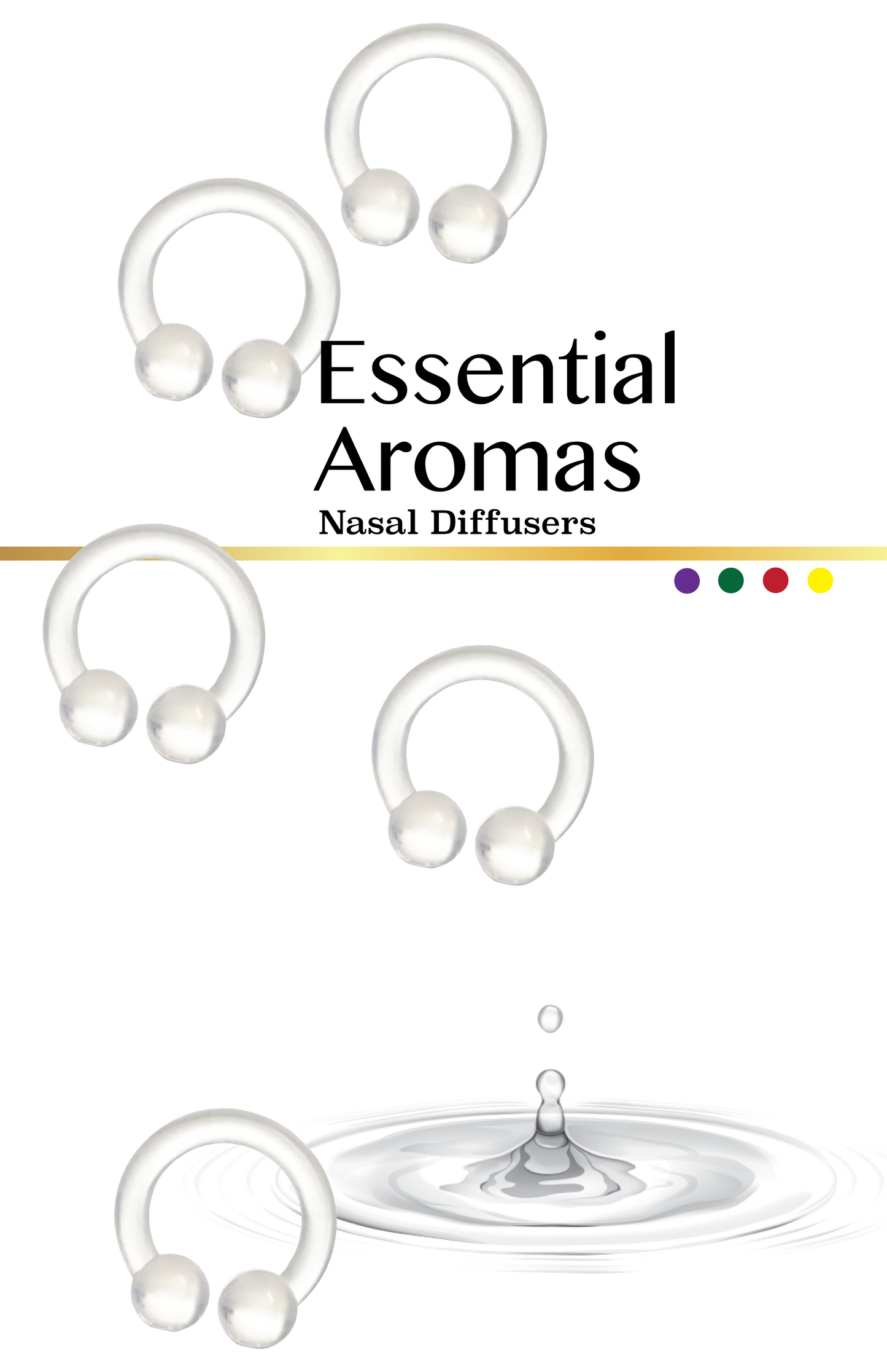 Essential Oil Nasal Ring Diffuser