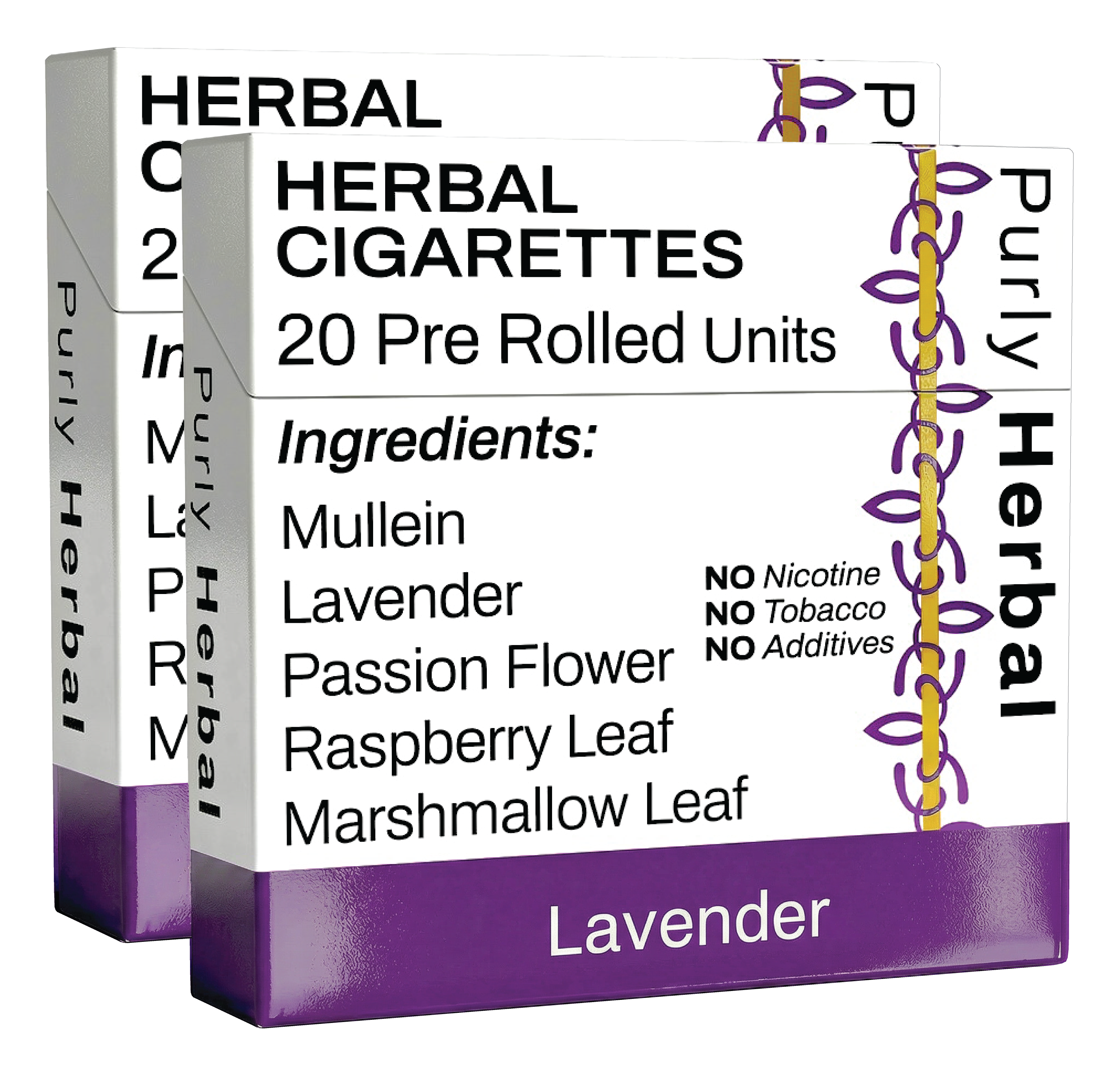 Lavender Herbal Cigarettes – Purly Herbal Cigarettes