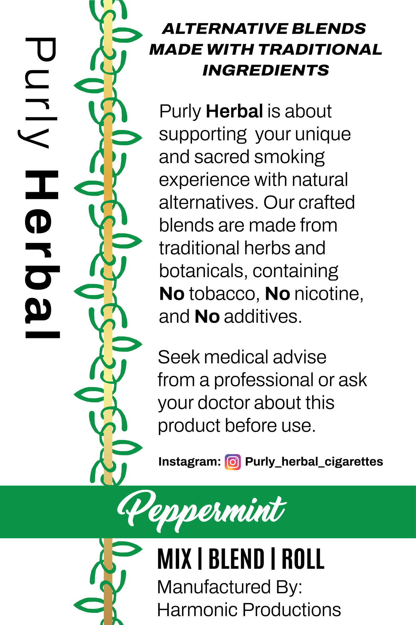 Peppermint Herbal Rolling Blend