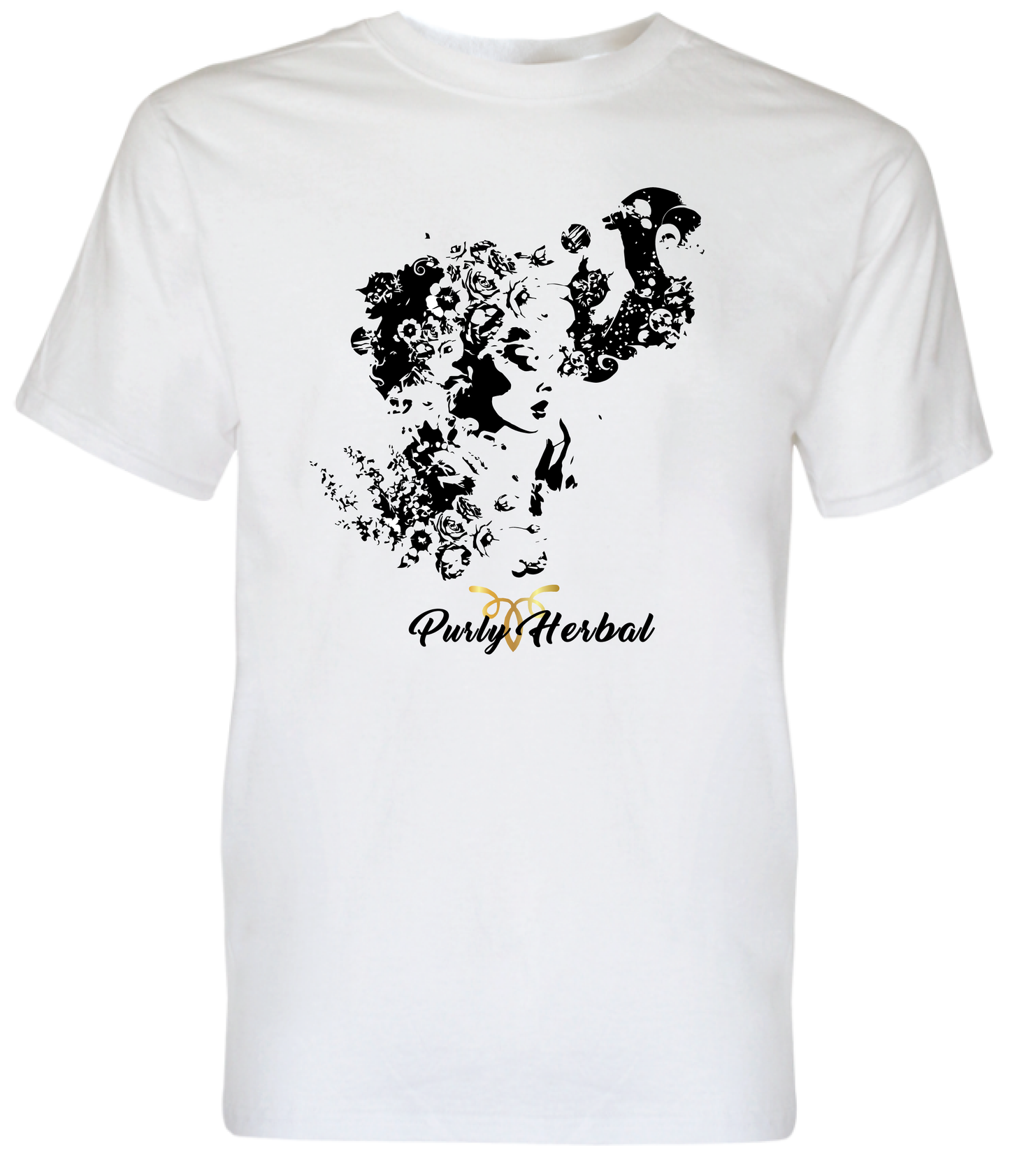Purly Herbal Short Sleeve Cotton T-Shirt
