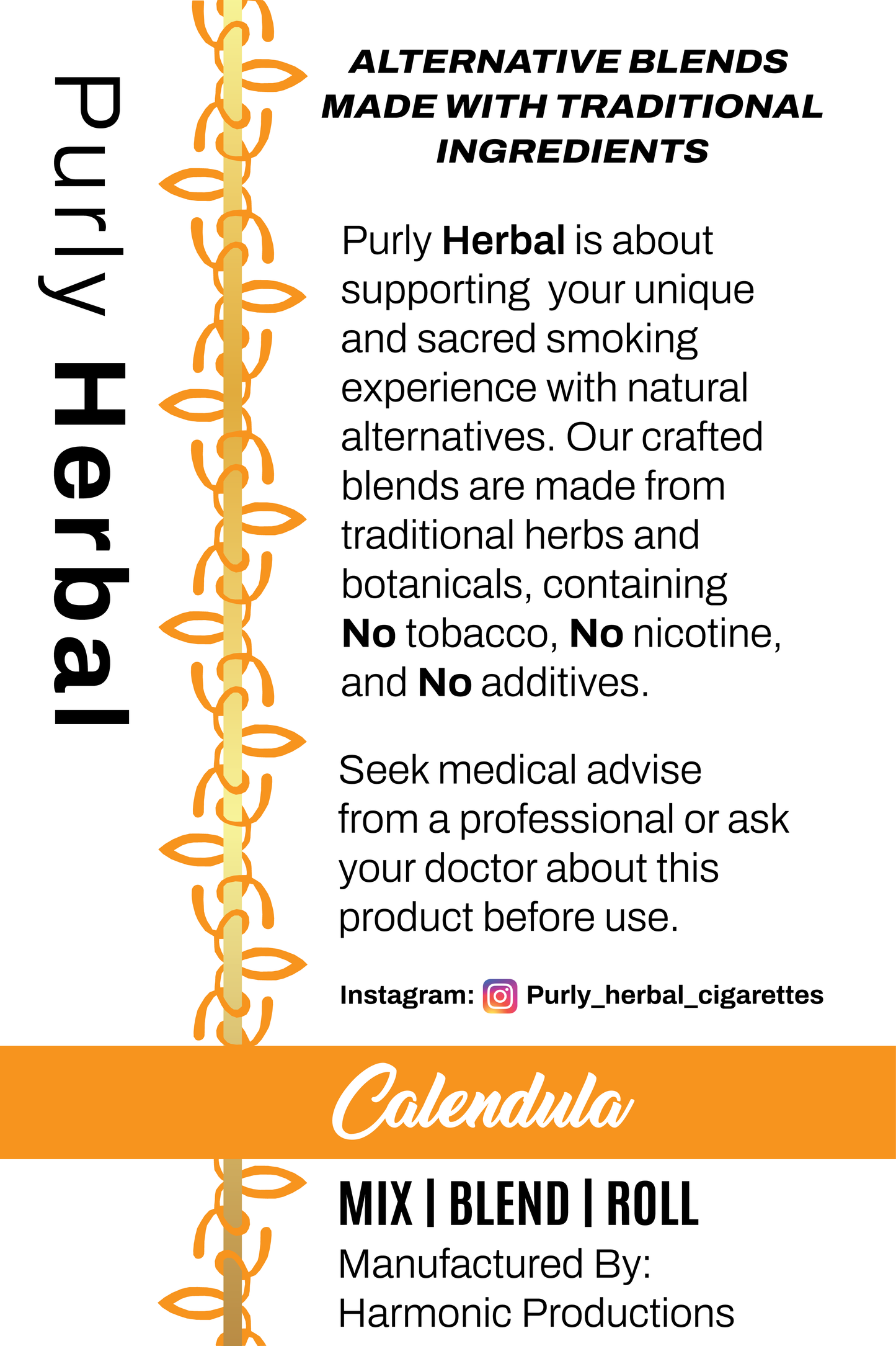 Calendula Herbal Rolling Blend