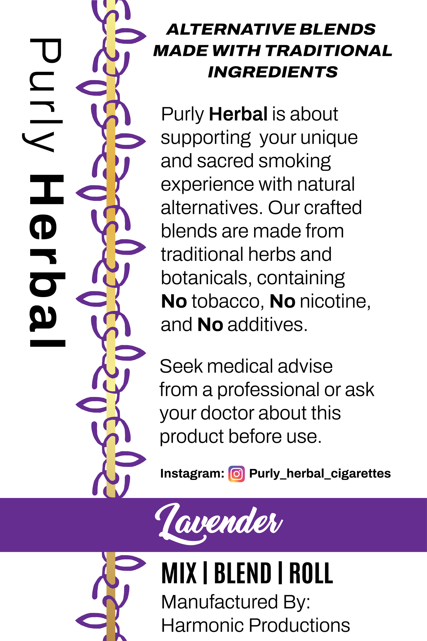 Lavender Herbal Rolling Blend