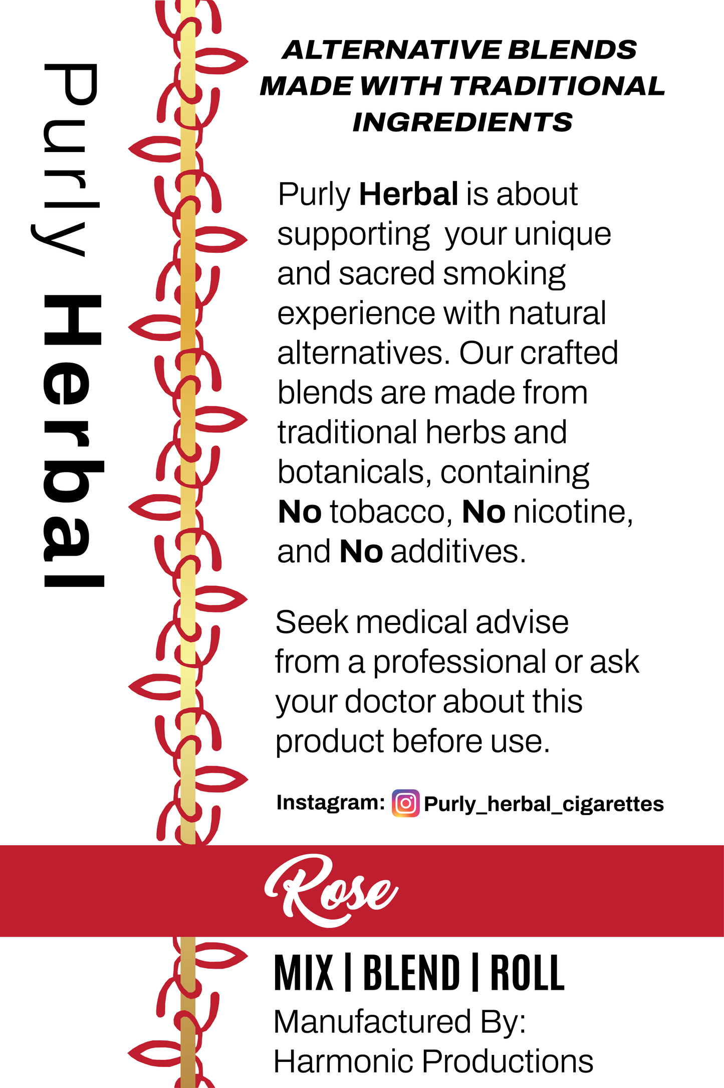 Rose Herbal Rolling Blend